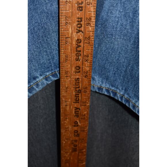 Levi's 560 Men's 44x32 Taper Fit Distressed Denim Jeans Light Wash - Picture 4 of 9